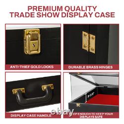 Trade Show Display Case Portable Baseball Card Display- Jewelry Case -Lockable