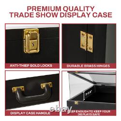Trade Show Display Case Portable Baseball Card Display- Jewelry Case -Lockable