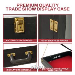 Trade Show Display Case Small Tabletop Card Display Case Jewellery Case Black
