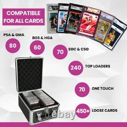 Trading Card Case Graded Card Storage Box Display Slab Case for Card Collection