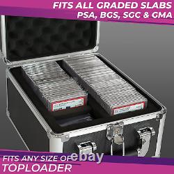 Trading Card Case Graded Card Storage Box Display Slab Case for Card Collection