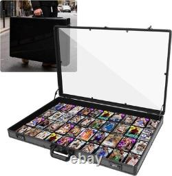 Trading Card Display Case 34x22 Aluminum Display Case with 2 Password Lock