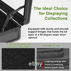 Trading Card Display Case 34x22 Aluminum Display Case with 2 Password Lock