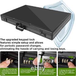 Trading Card Display Case 34x22 Aluminum Display Case with 2 Password Lock