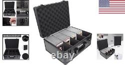Trading Card Storage Box Waterproof Display Case for Graded Cards 4 Slots