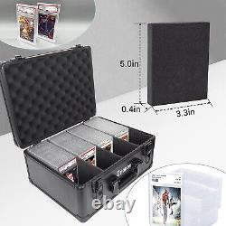 Trading Card Storage Box Waterproof Display Case for Graded Cards 4 Slots