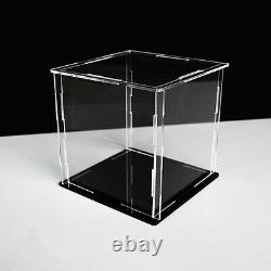 Transparent Acrylic Display Box Dustproof Action Figure Storage Case Assembled