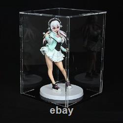 Transparent Acrylic Display Box Dustproof Action Figure Storage Case Assembled