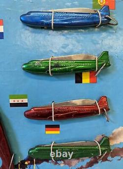 ULTRA RARE Vintage 1930's The Flying Whale Pocket Knifes Store Display (Germany)