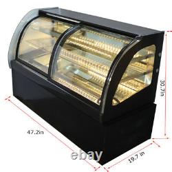 USED Bekery Display Case Cabinet Refrigerated Cake Showcase 220V 47inch Storage