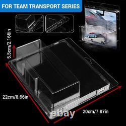 US Display Case Storage Clamshell Protector For 164 Team Transport Diecast Cars