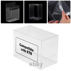 US PVC Display Case Storage Box Dustproof Protector For Elite Trainer Box (ETB)