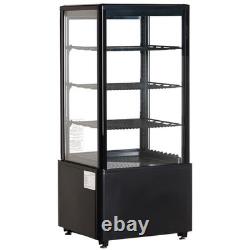 Uimoso Refrigerated Display Case for Bakery, 3 cu ft/85L, 3-Tier Storage