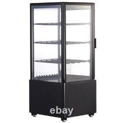 Uimoso Refrigerated Display Case for Bakery, 3 cu ft/85L, 3-Tier Storage