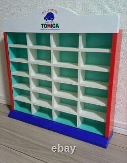 Unused Tomica collection case with storage for 24 Tomica cars, display case