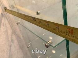 Used Glass Tower Display Showcase 15 shelf levels Store Fixture+Lights+Locking