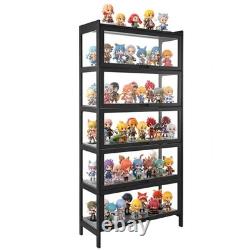 VEVOR Display Cabinet with Acrylic Doors 68 in Tall 5-Tier Wooden Curio Cabinet