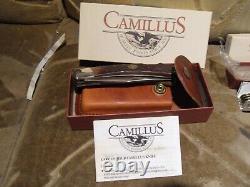 VINTAGE NOS CamilluS Knife Store Display Case With 5 NIB Cartridge Knifes