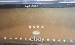 VINTAGE REMINGTON POCKET KNIFE GLASS STORE DISPLAY CASE With 18 PRICE BUTTONS