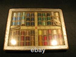 VINTAGE STORE COUNTER DISPLAY CASE American Thread Co Star Nylon