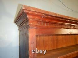 Victorian General Store Bookshelf 6' Adjustable Shelf Display Primitive Pine