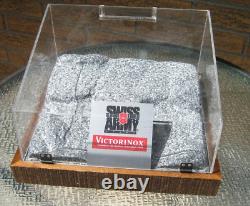 Victorinox Swiss Army Knife Counter Dealer Store Display Case Stand rock granite