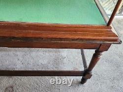 Vintage 1900 General Store Display Case on table stand 77inch long x 30inch wide