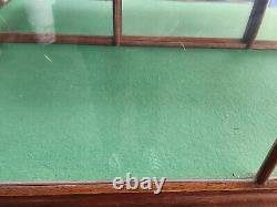 Vintage 1900 General Store Display Case on table stand 77inch long x 30inch wide