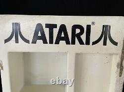 Vintage 1980's ATARI Video Game Store Display TALL Retail Cabinet Case Sign