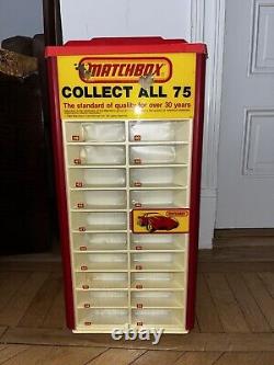 Vintage 1980's Matchbox rotating store display case RARE & VHTF VG Cond