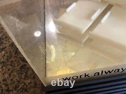 Vintage 1980s Zippo Lighter Lighted Rotating Store Display Case Works