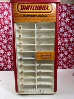 Vintage 1984 MATCHBOX SHOWCASE Stand-Up Retail Store Rotating Display with Box