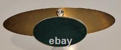 Vintage Accutron Watch by Bulova Brass Metal Jewelers Case Store Display Sign #2