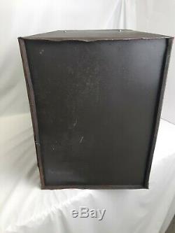 Vintage Antique South Wind Heater Metal Parts Cabinet Tool Tray Box Original