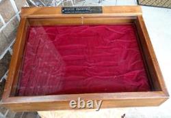 Vintage BUCK KNIVES Dovetailed Wood Case/Box ADVERTISING SALESMAN/STORE DISPLAY