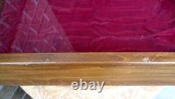 Vintage BUCK KNIVES Dovetailed Wood Case/Box ADVERTISING SALESMAN/STORE DISPLAY