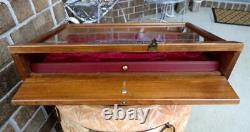 Vintage BUCK KNIVES Dovetailed Wood Case/Box ADVERTISING SALESMAN/STORE DISPLAY