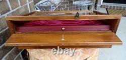 Vintage BUCK KNIVES Dovetailed Wood Case/Box ADVERTISING SALESMAN/STORE DISPLAY