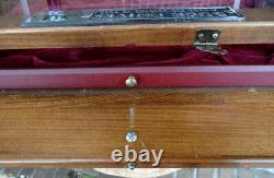 Vintage BUCK KNIVES Dovetailed Wood Case/Box ADVERTISING SALESMAN/STORE DISPLAY