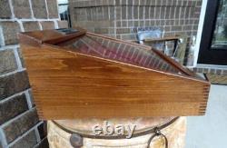 Vintage BUCK KNIVES Dovetailed Wood Case/Box ADVERTISING SALESMAN/STORE DISPLAY