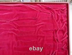 Vintage BUCK KNIVES Dovetailed Wood Case/Box ADVERTISING SALESMAN/STORE DISPLAY