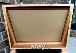 Vintage BUCK KNIVES Dovetailed Wood Case/Box ADVERTISING SALESMAN/STORE DISPLAY
