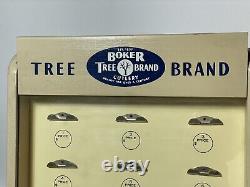 Vintage Boker Tree Brand Knives Countertop Store Display Case RARE