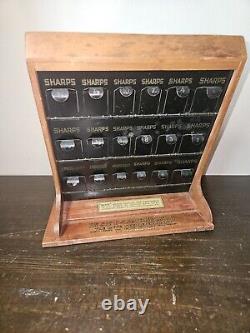 Vintage Boye Needle Countertop Store Display Case Sewing Cabinet Antique