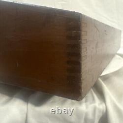 Vintage Buck Knives Dovetailed Wood Case Advertising Salesman Store Display