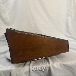 Vintage Buck Knives Dovetailed Wood Case Advertising Salesman Store Display
