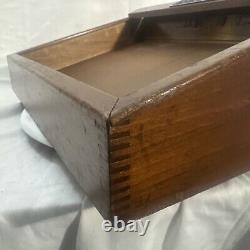 Vintage Buck Knives Dovetailed Wood Case Advertising Salesman Store Display