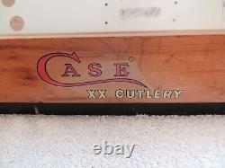 Vintage CASE XX Knife Store Display, Cabinet, Counter Top. H-20, W-24, D-12