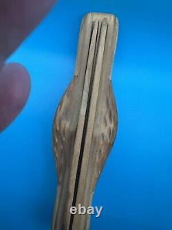 Vintage Case Wooden Pocket Knife Store Display Folding Unique Rare