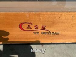 Vintage Case XX Cutlery Display Case Cabinet knives knife locking wooden storage
